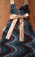 Vestido Longo Azul